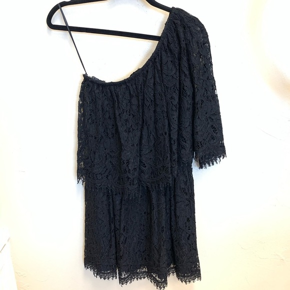 ALEXIS Maji Black One Shoulder Lace Dress NWT - Picture 9 of 10
